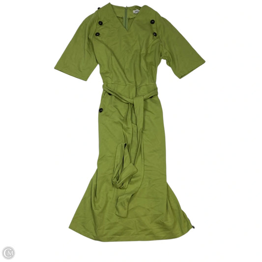 Dress Casual Midi By Grace Karin In Green, Size: Xl