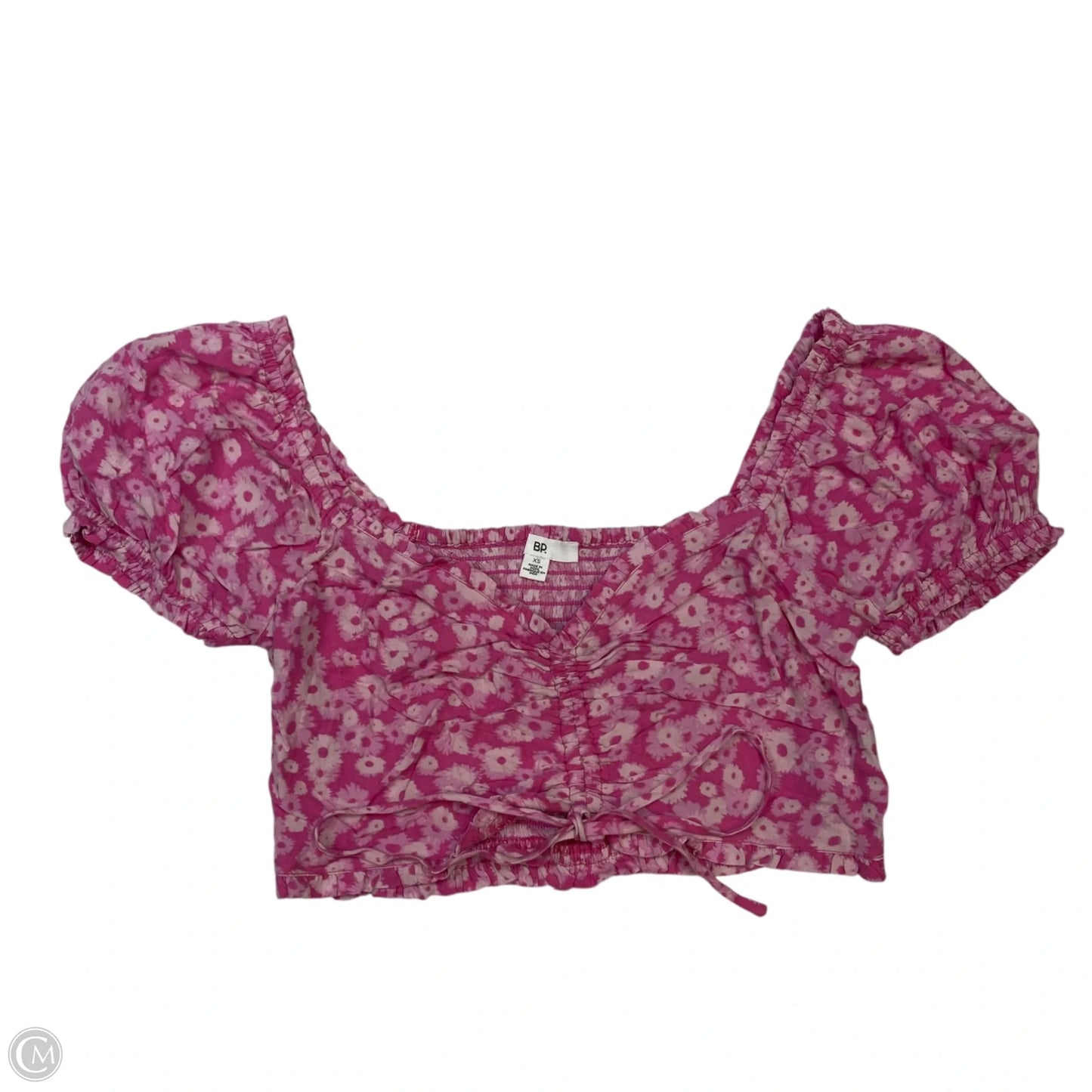 Top Short Sleeve By Bp In Pink, Size: Xs