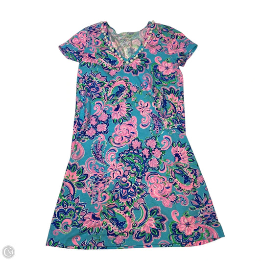 Dress Designer By Lilly Pulitzer In Blue & Pink, Size: Xs