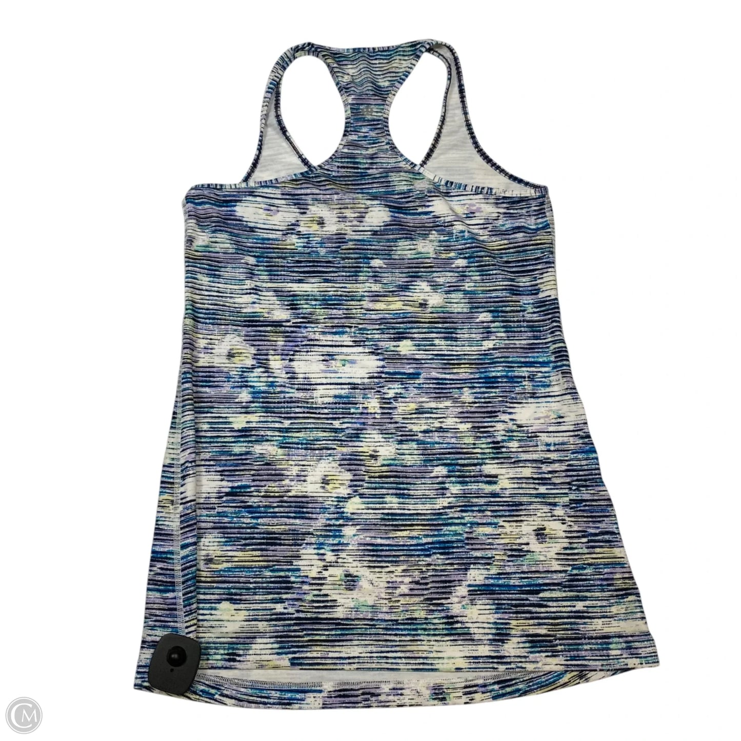 Athletic Tank Top By Lululemon In Blue & White, Size: L