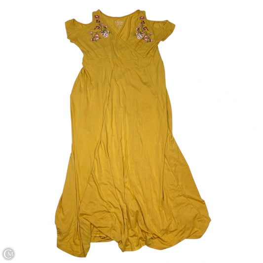 Dress Casual Maxi By Torrid In Yellow, Size: 1x