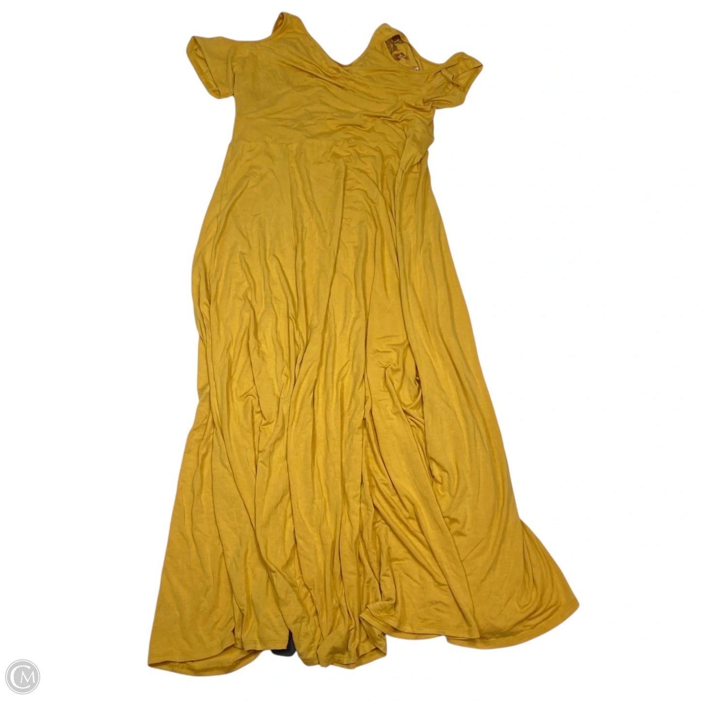 Dress Casual Maxi By Torrid In Yellow, Size: 1x