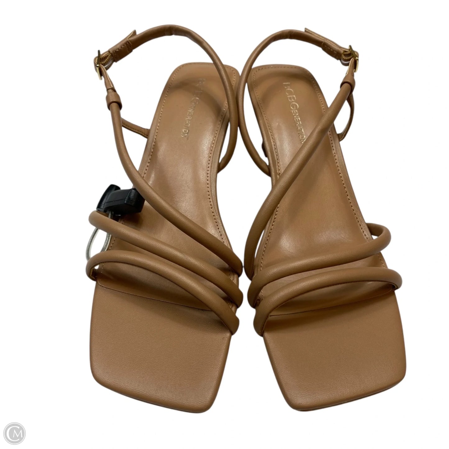 Sandals Heels Kitten By Bcbgeneration In Tan, Size: 9