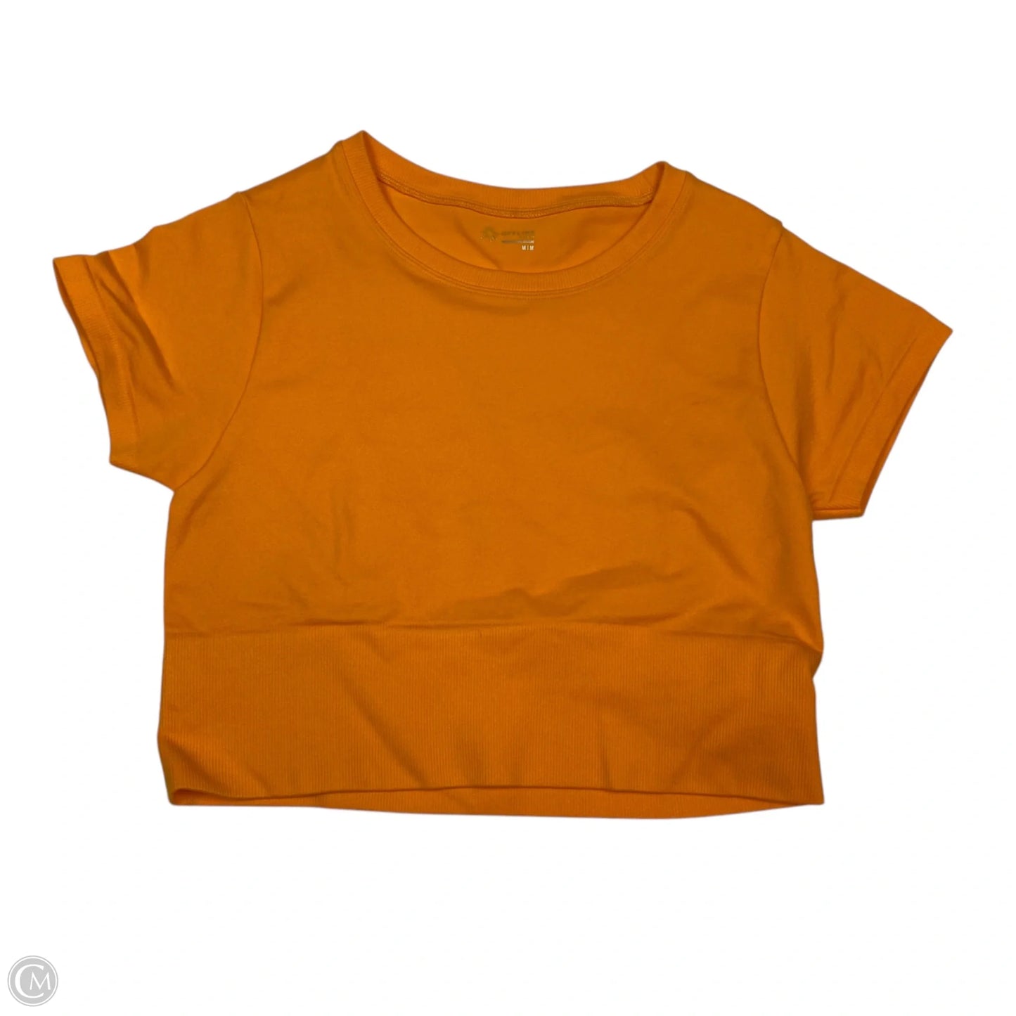 Athletic Top Short Sleeve By Aerie In Orange, Size: M