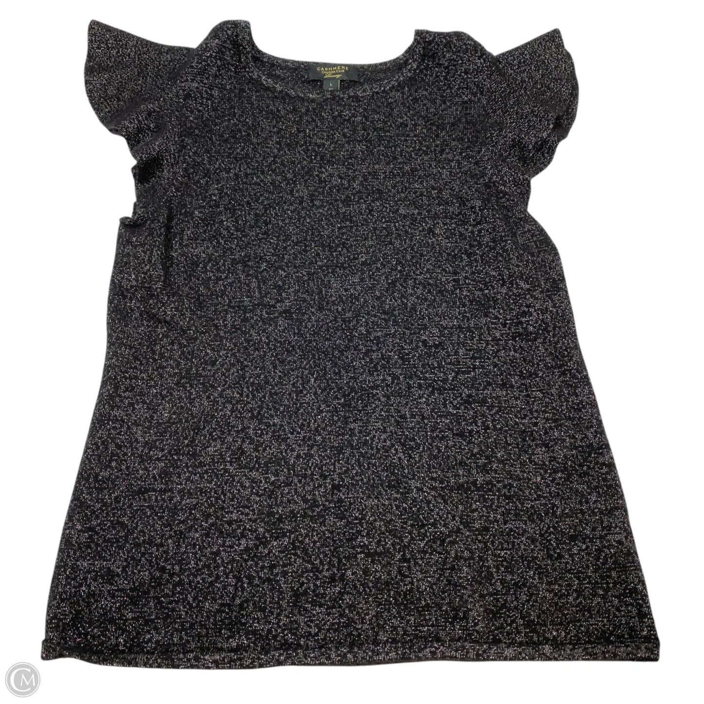 Top Sleeveless By Charter Club In Black, Size: L