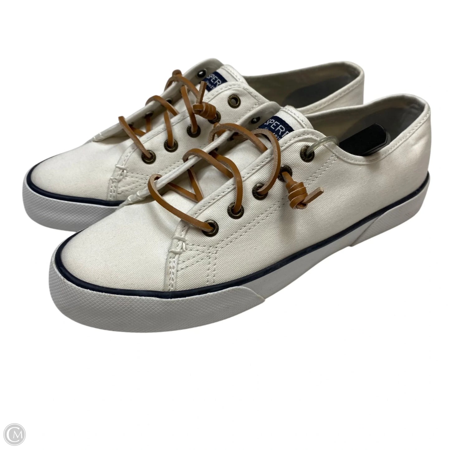 Shoes Sneakers By Sperry In White, Size: 8