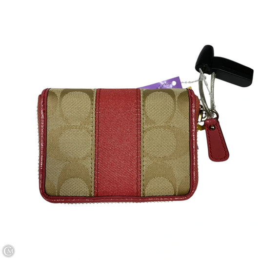 Wallet Designer By Coach, Size: Small