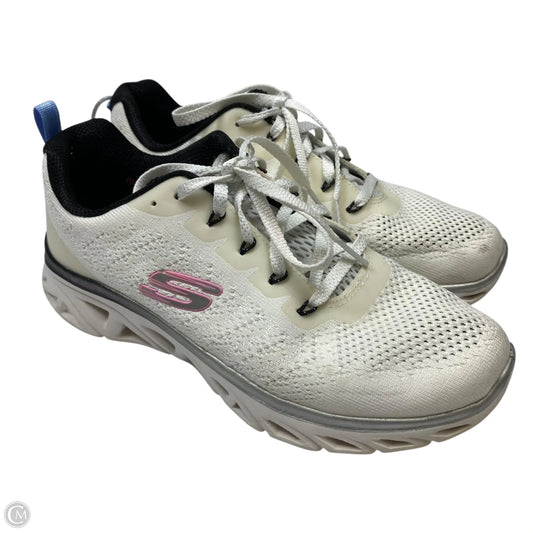 Shoes Athletic By Skechers In Cream, Size: 8