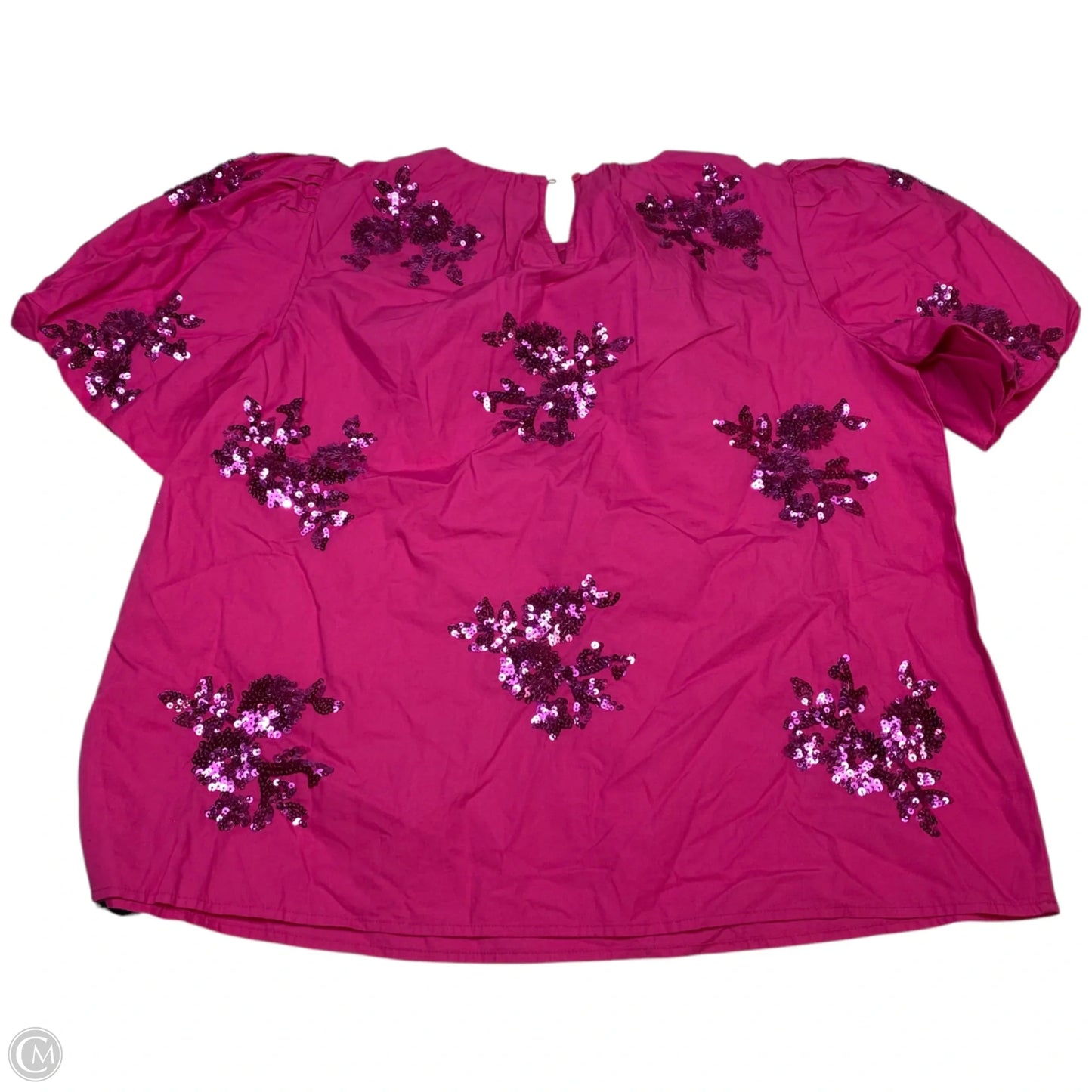 Top Short Sleeve By Crown And Ivy In Pink, Size: L