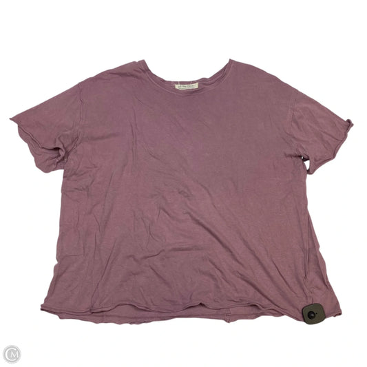 Top Short Sleeve By We The Free In Purple, Size: S