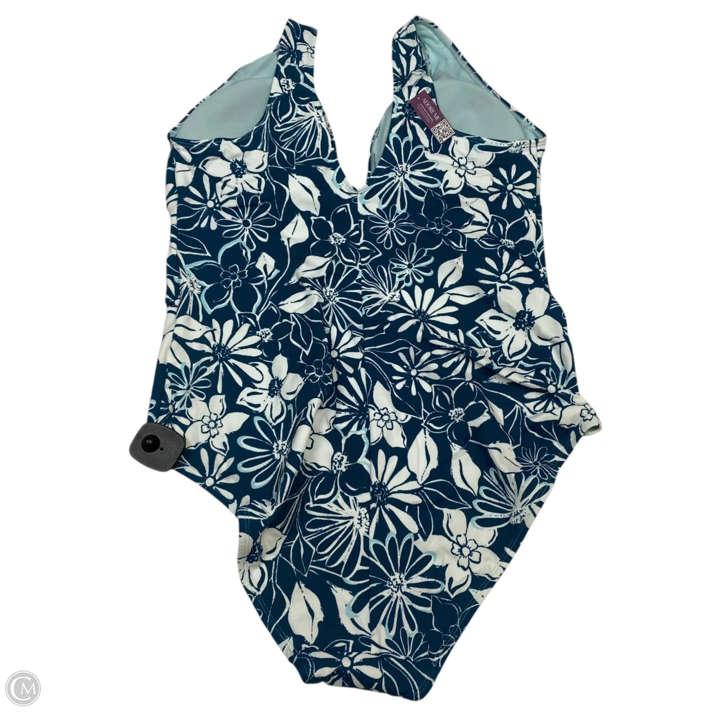 Swimsuit By Adore Me In Green & White, Size: 2x