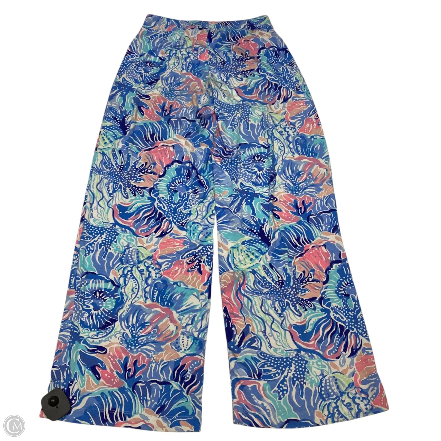 Pants Designer By Lilly Pulitzer In Blue & Pink, Size: Xs