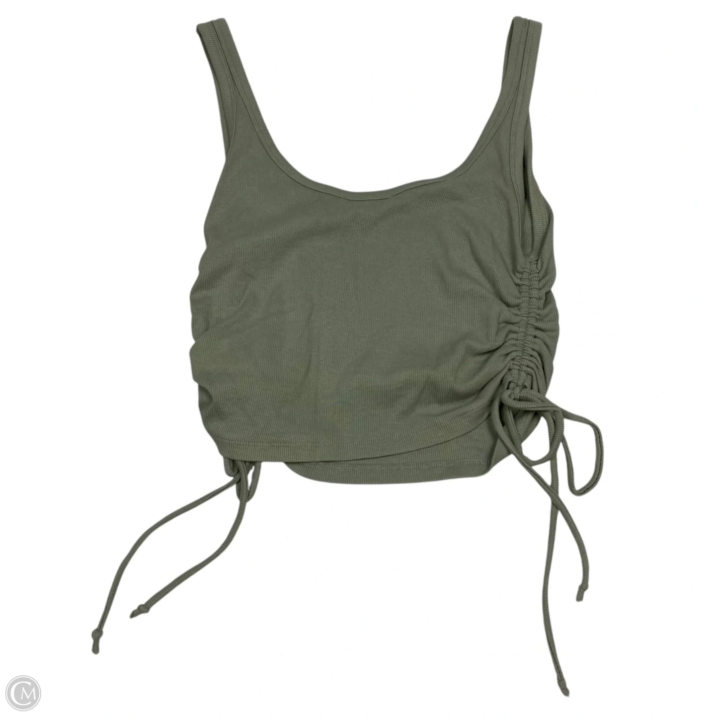 Top Sleeveless Basic By Zara In Green, Size: L