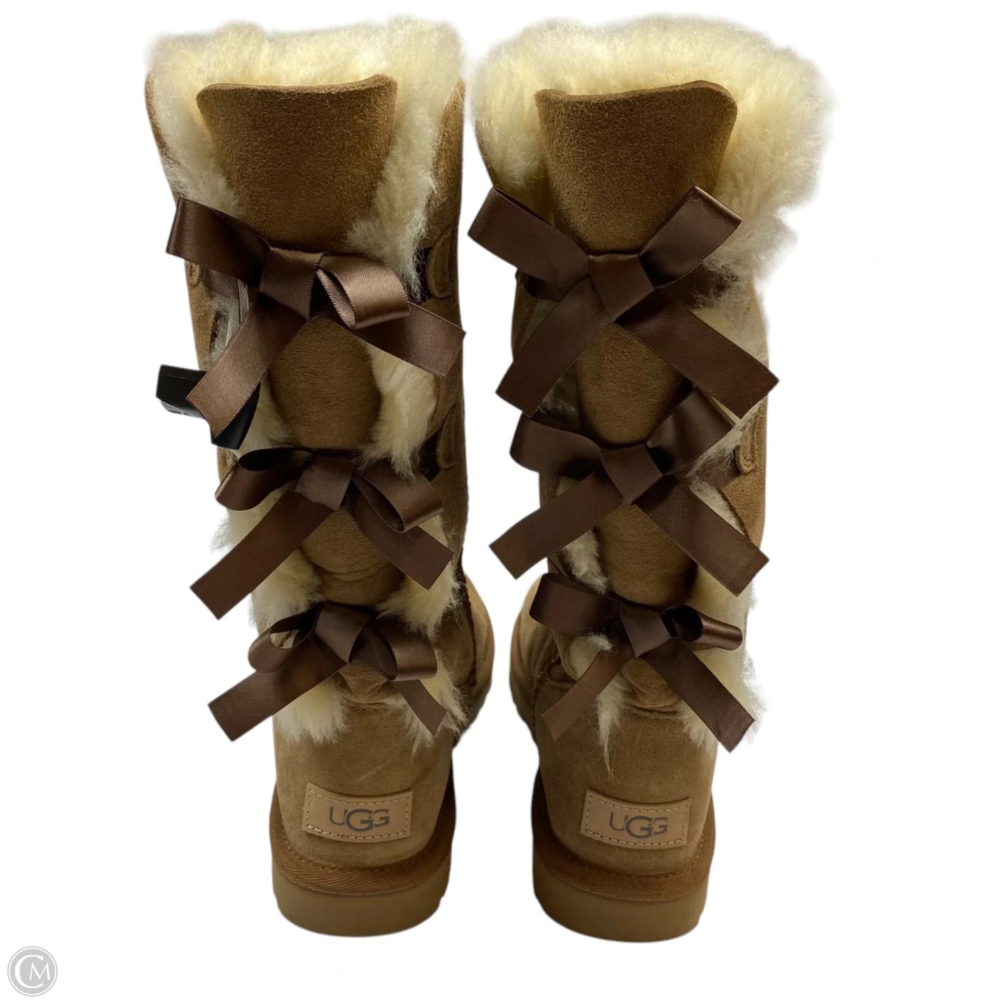 Boots Designer By Ugg In Brown, Size: 6