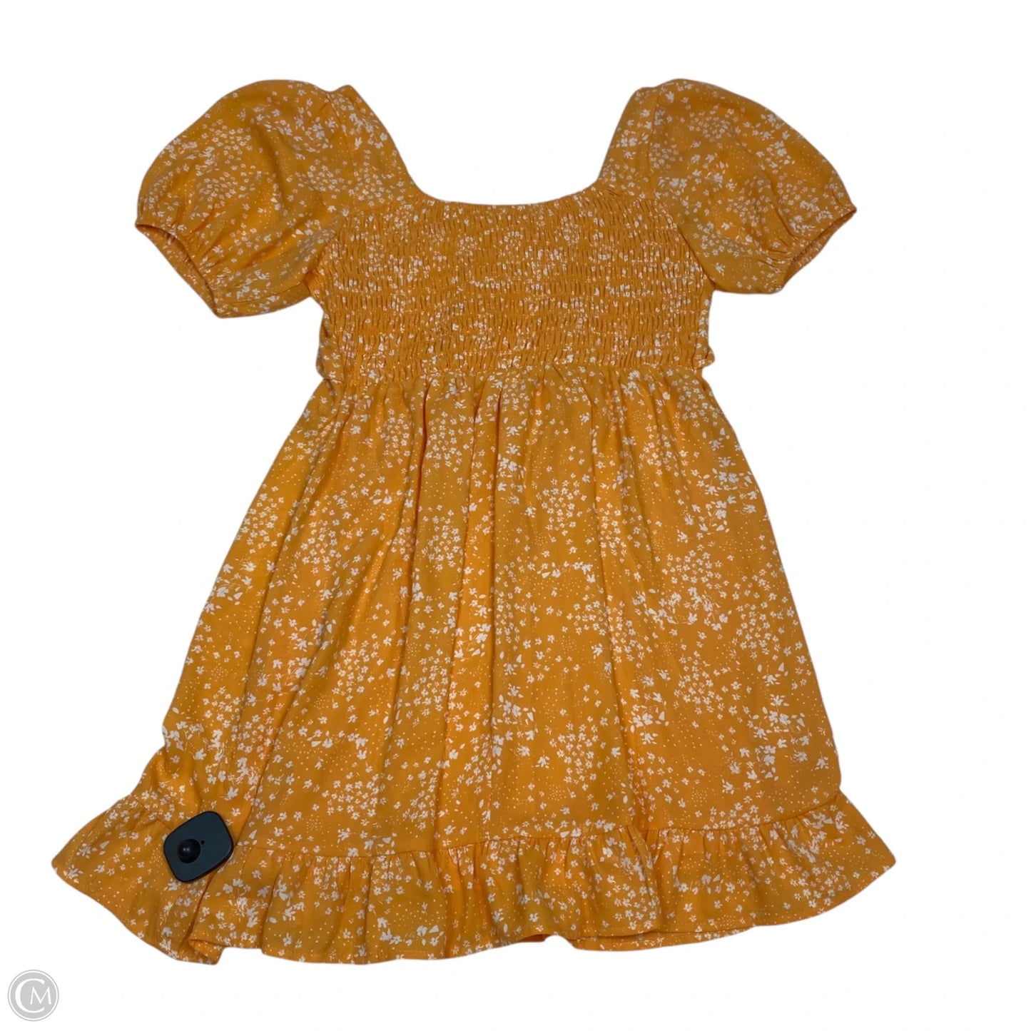 Dress Casual Short By Sienna Sky In Orange & White, Size: S