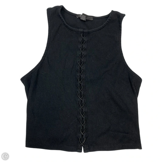 Top Sleeveless Basic By Forever 21 In Black, Size: L