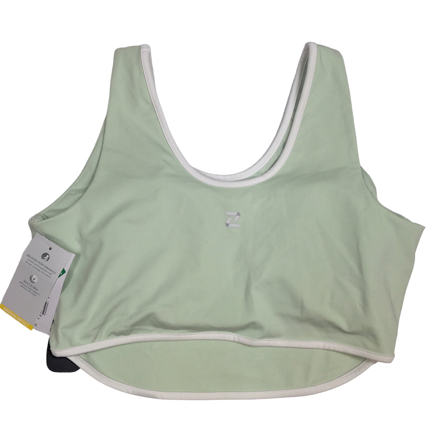 Green Athletic Bra Zelos, Size Xl