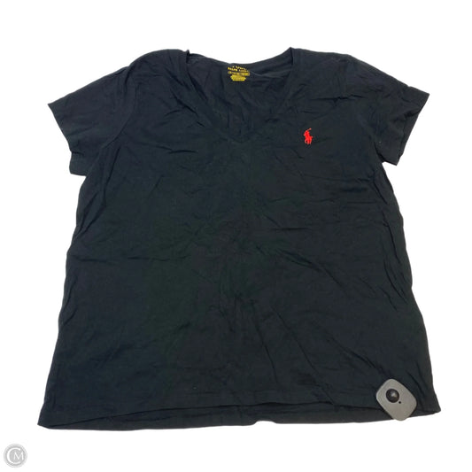 Top Short Sleeve Basic By Polo Ralph Lauren In Black, Size: Xl