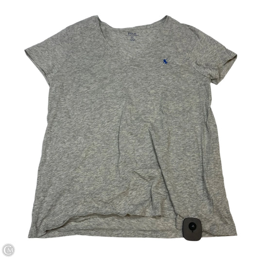 Top Short Sleeve Basic By Polo Ralph Lauren In Grey, Size: Xl