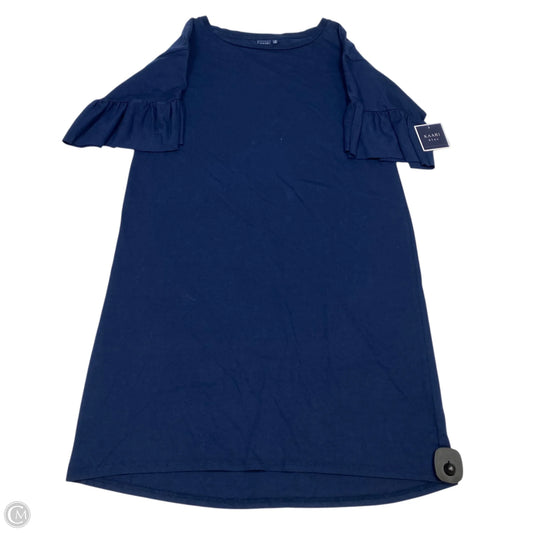 Dress Casual Short By Kaari Blue In Navy, Size: S