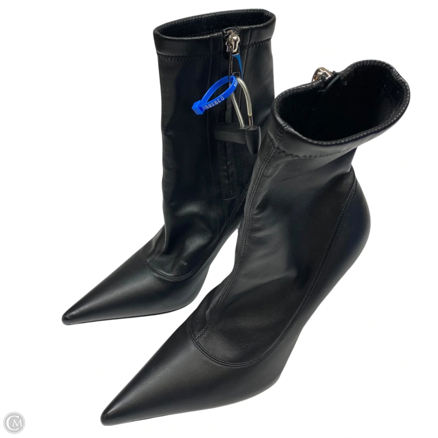 Boots Luxury Designer By Dolce And Gabbana In Black, Size: 7.5