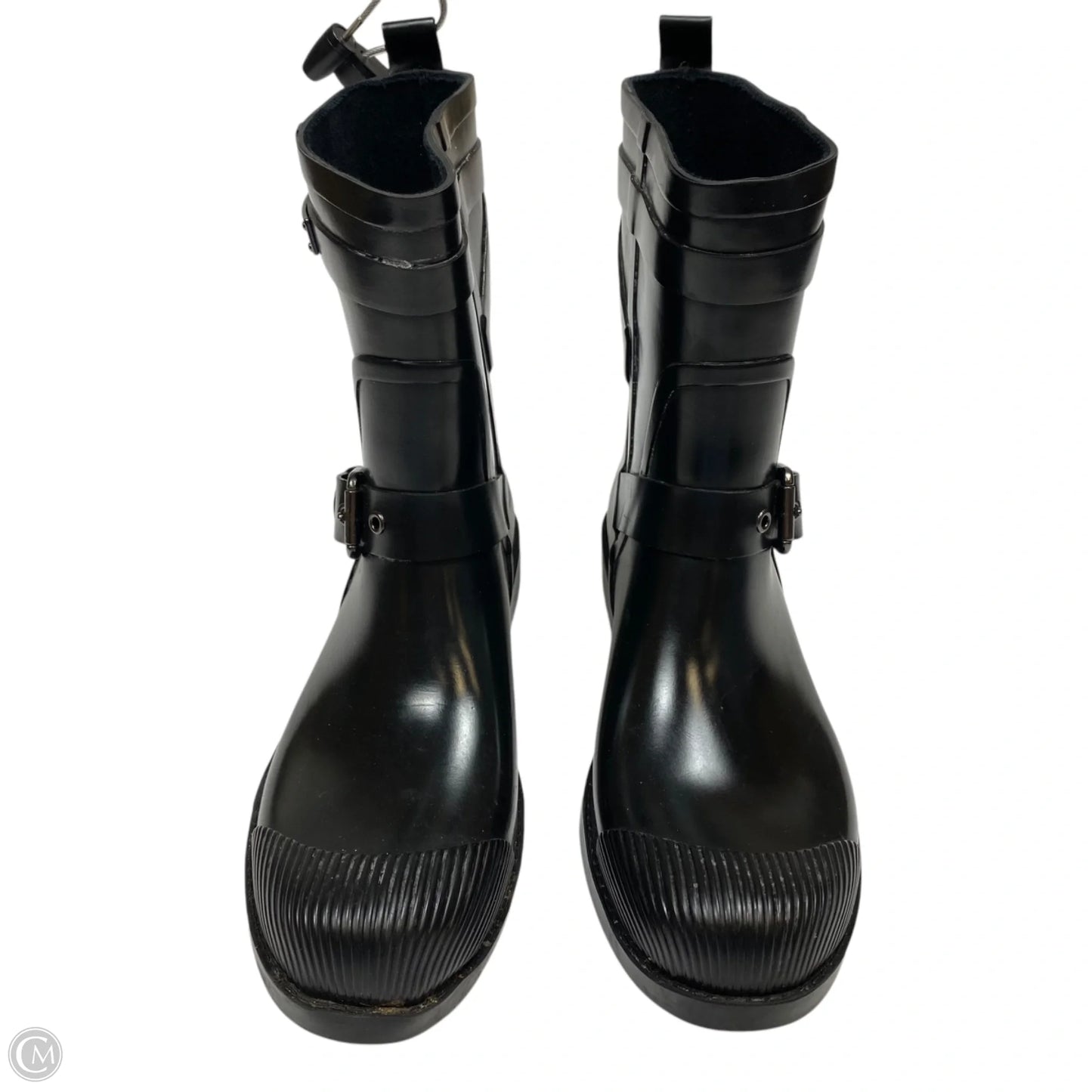Boots Designer By Coach In Black, Size: 7