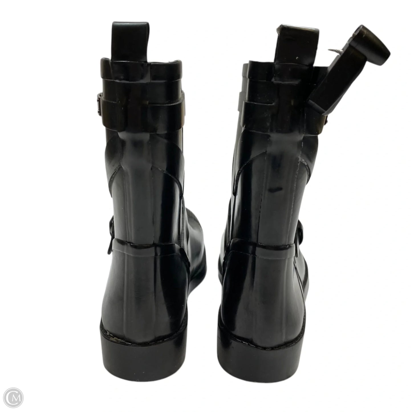 Boots Designer By Coach In Black, Size: 7