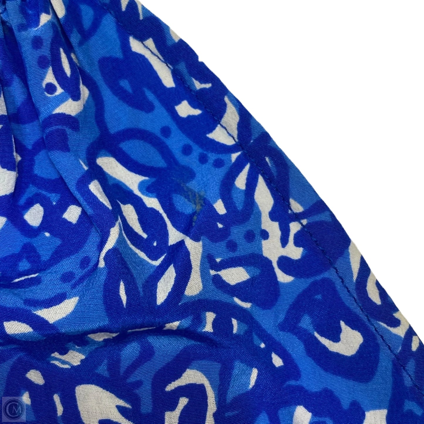 Top Sleeveless Designer By Lilly Pulitzer In Blue & White, Size: Xs