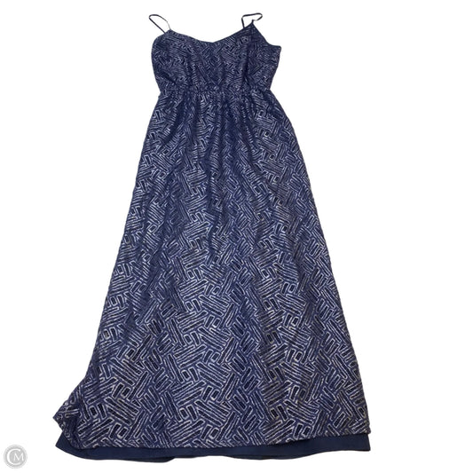 Dress Designer By Lilly Pulitzer In Blue & Silver, Size: L