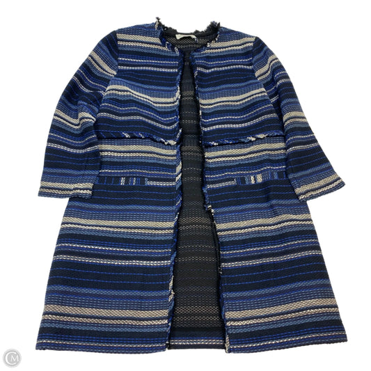 Blazer Designer By Vineyard Vines In Black & Blue, Size: Xxs