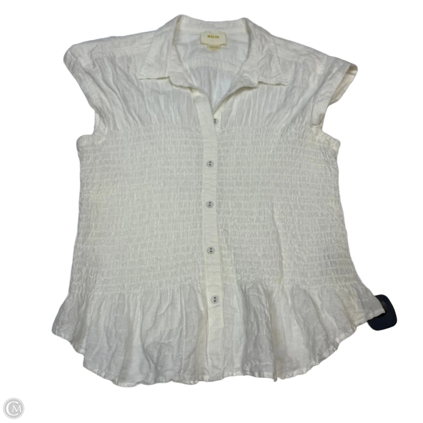 Top Sleeveless By Maeve In Cream, Size: M