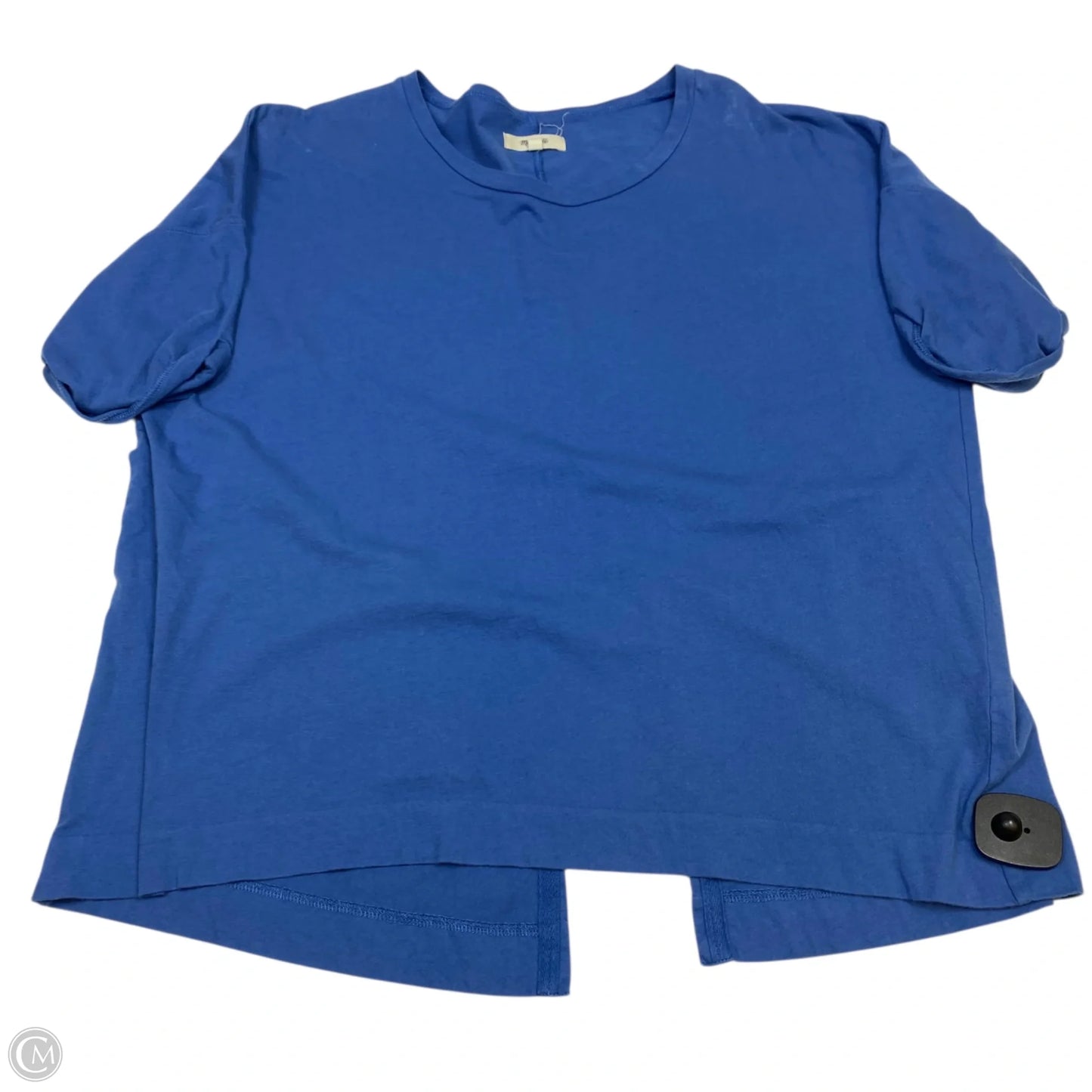 Top Short Sleeve Basic By Madewell In Blue, Size: M