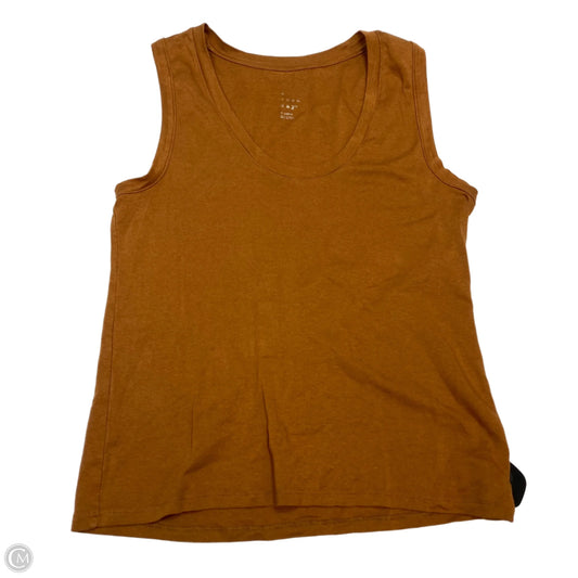 Top Sleeveless Basic By A New Day In Brown, Size: Xl