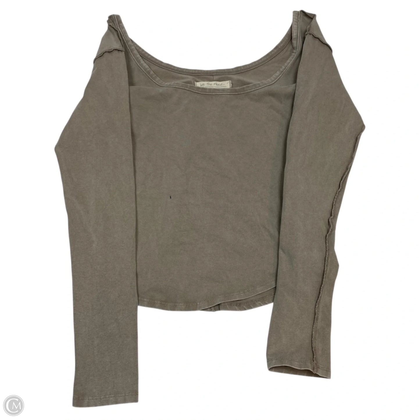 Top Long Sleeve By We The Free In Taupe, Size: M
