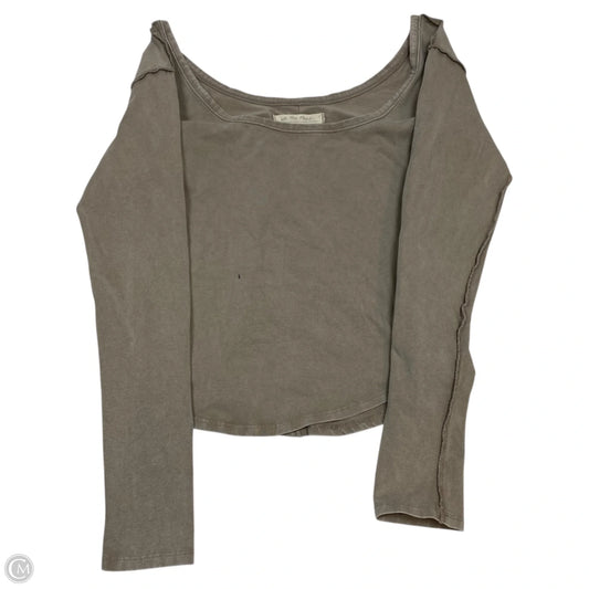 Top Long Sleeve By We The Free In Taupe, Size: M