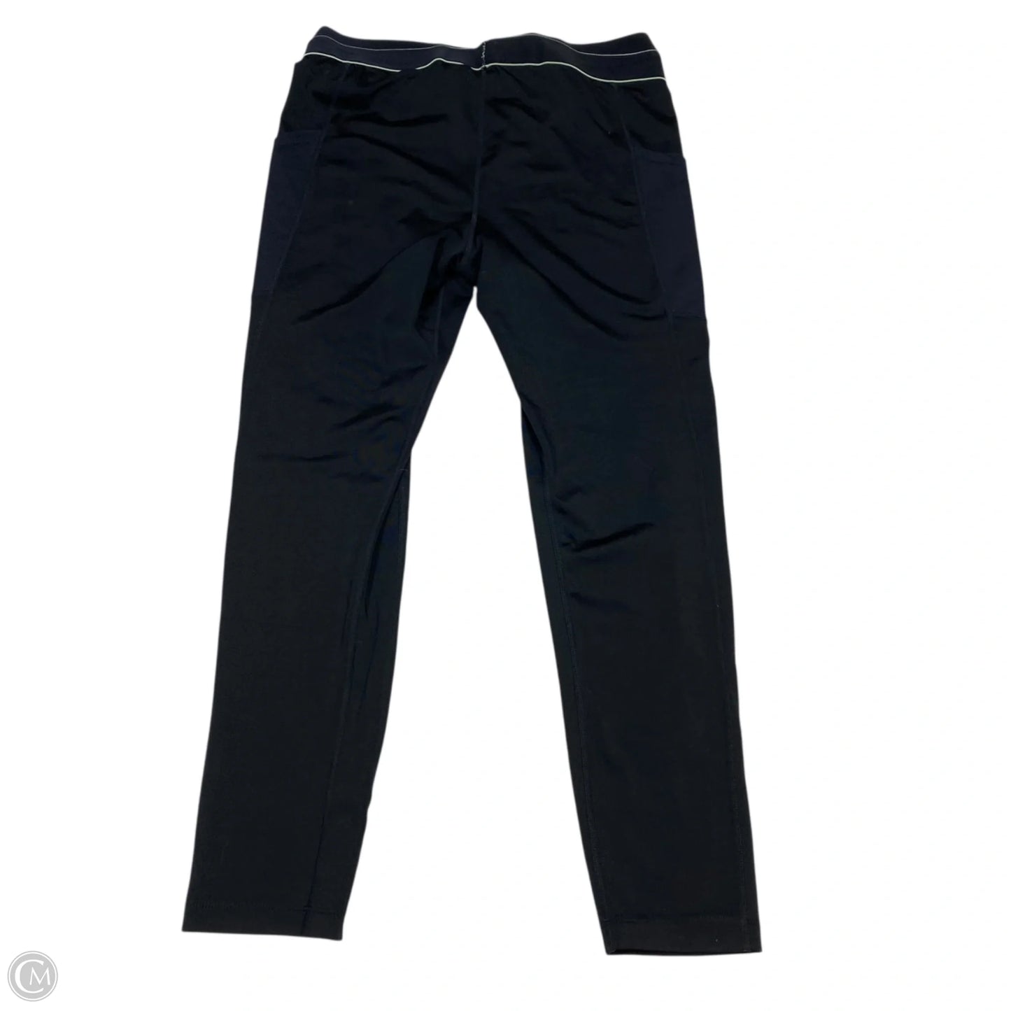 Athletic Leggings By Free People In Black & Green, Size: L