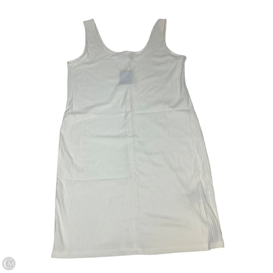 Dress Casual Short By Forever 21 In Cream, Size: 3x