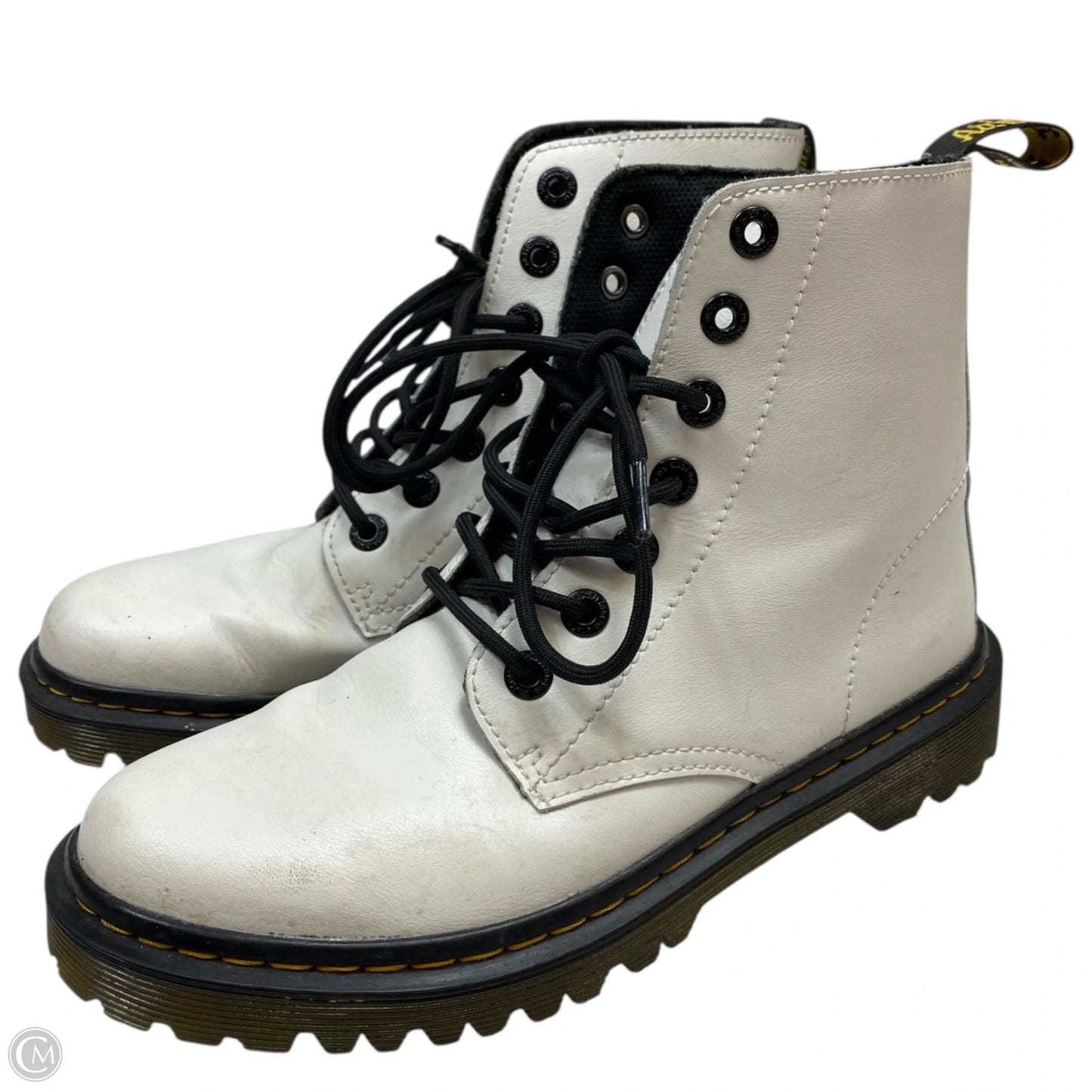 Boots Designer By Dr Martens In White, Size: 7