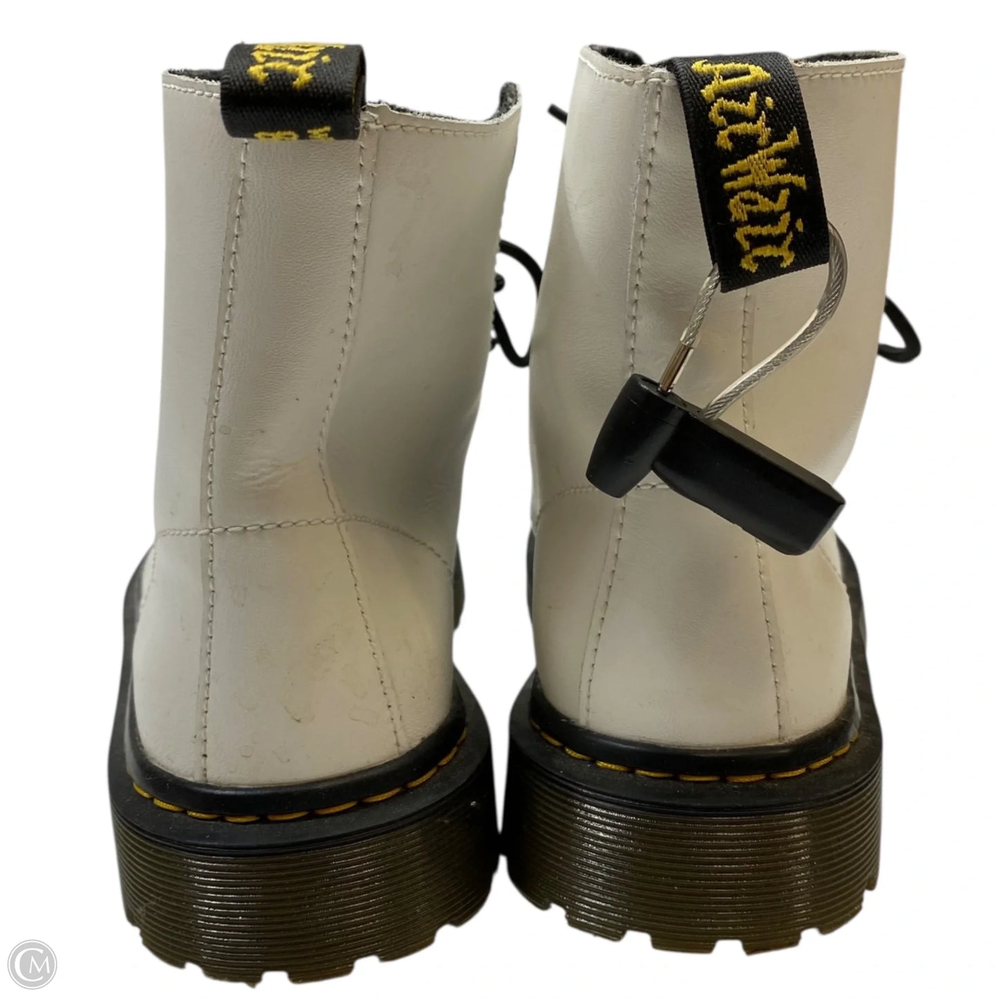 Boots Designer By Dr Martens In White, Size: 7