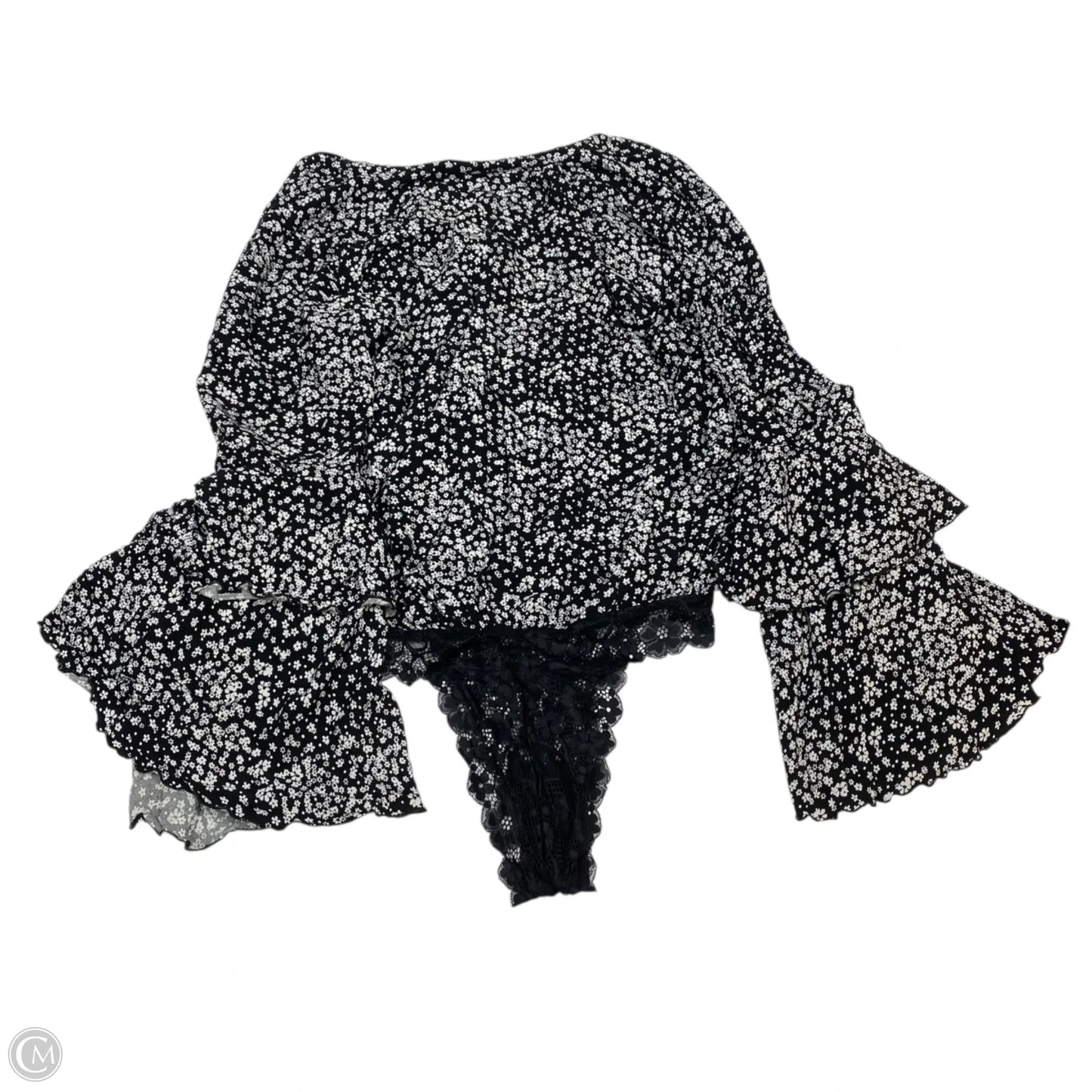 Bodysuit By Free People In Black & White, Size: L