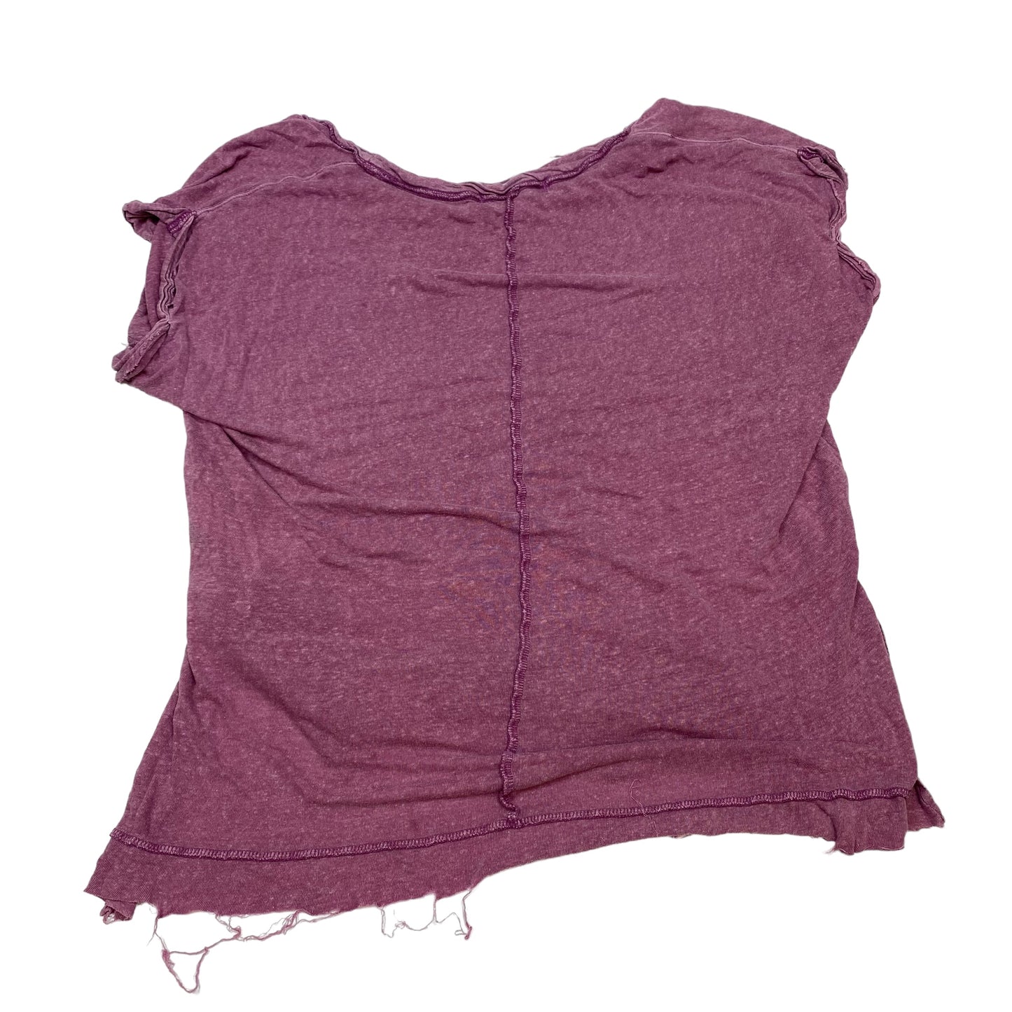 Purple Top Short Sleeve We The Free, Size Xs