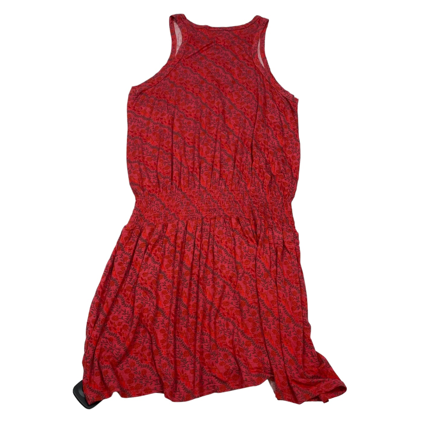 Red Dress Casual Short Natural Life, Size L