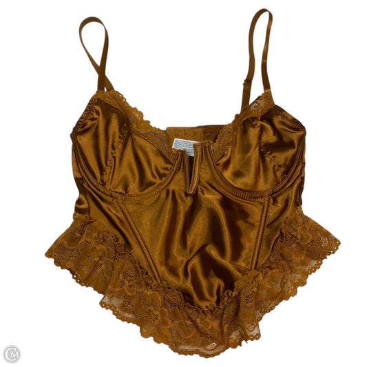 Top Sleeveless By Forever 21 In Brown, Size: S