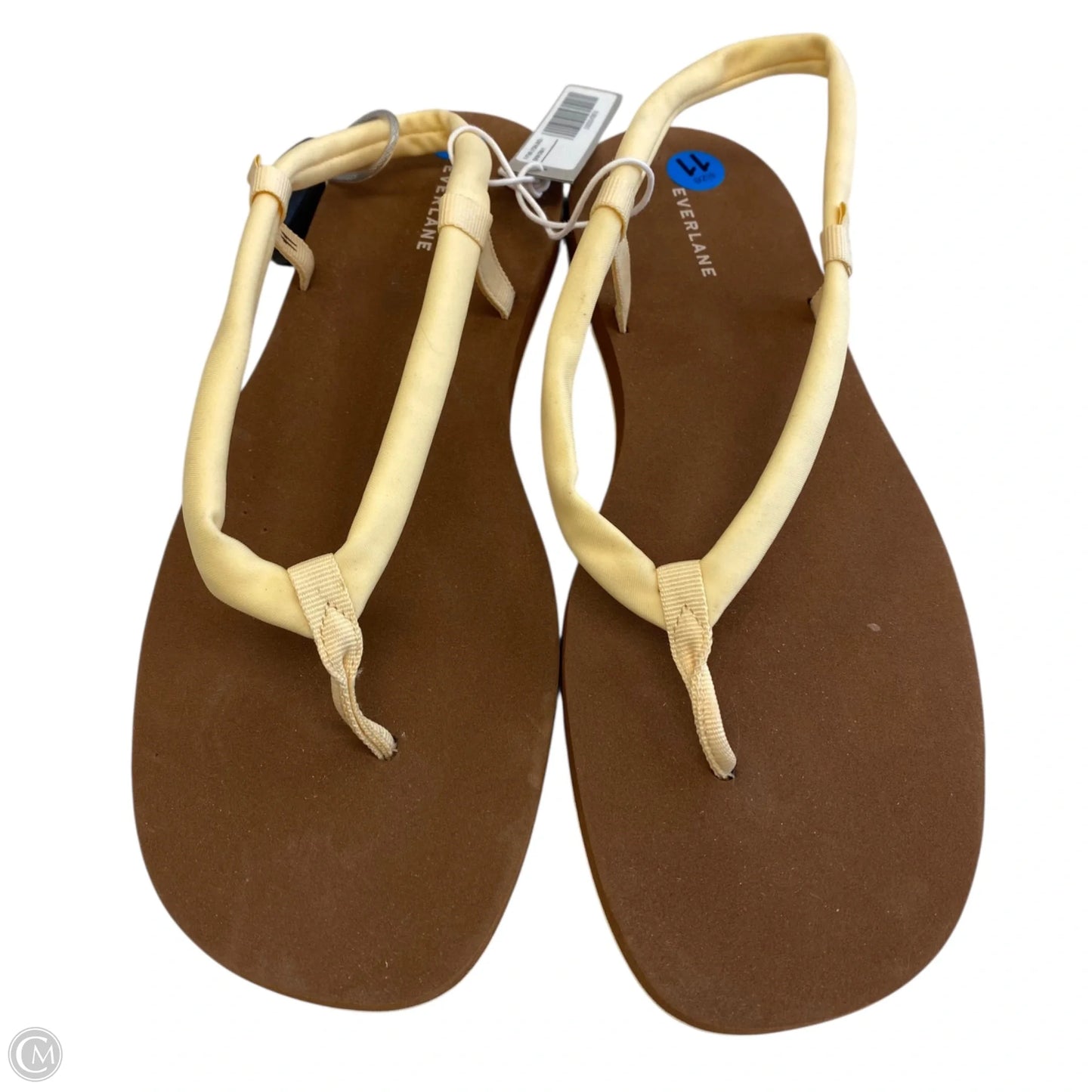 Sandals Flip Flops By Everlane In Yellow, Size: 11