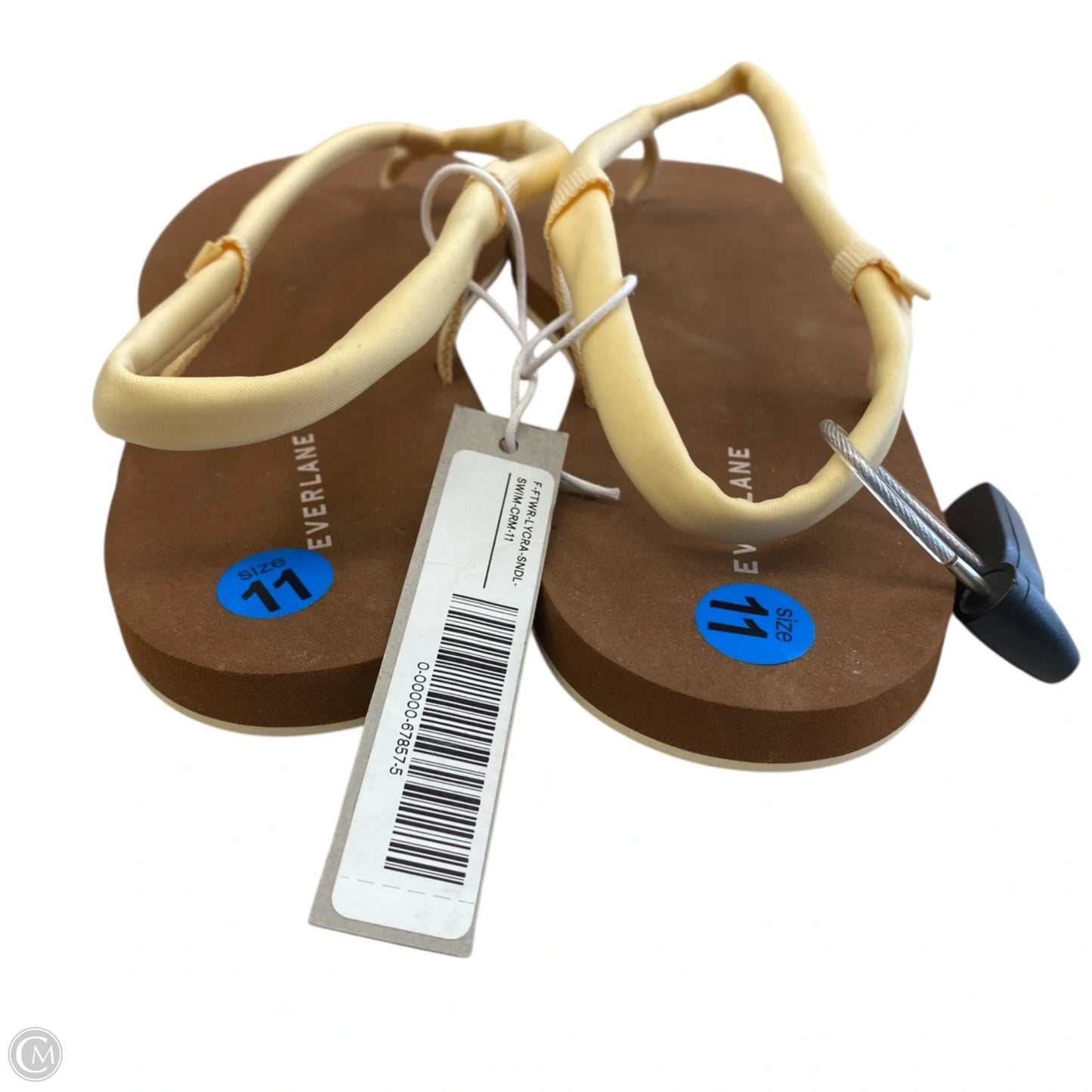 Sandals Flip Flops By Everlane In Yellow, Size: 11