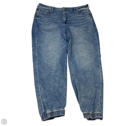 Jeans Boyfriend By American Eagle In Blue Denim, Size: 20