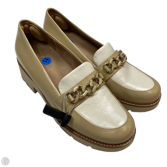 Shoes Heels Block By Naturalizer In Tan & White, Size: 11