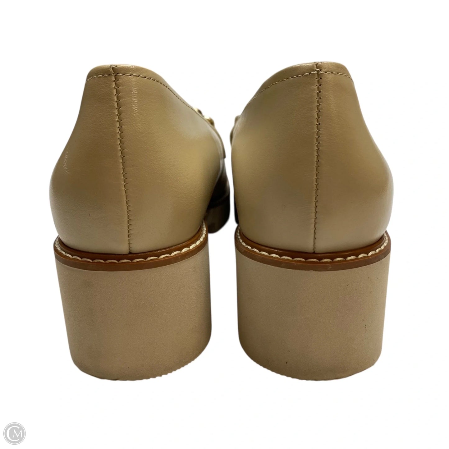 Shoes Heels Block By Naturalizer In Tan & White, Size: 11