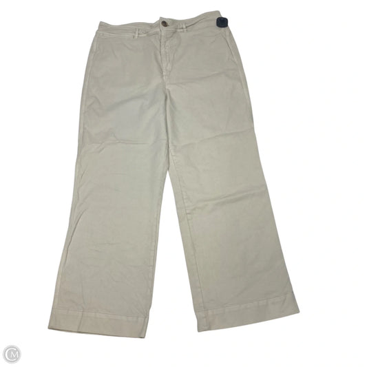 Jeans Wide Leg By Loft In Tan Denim, Size: 16