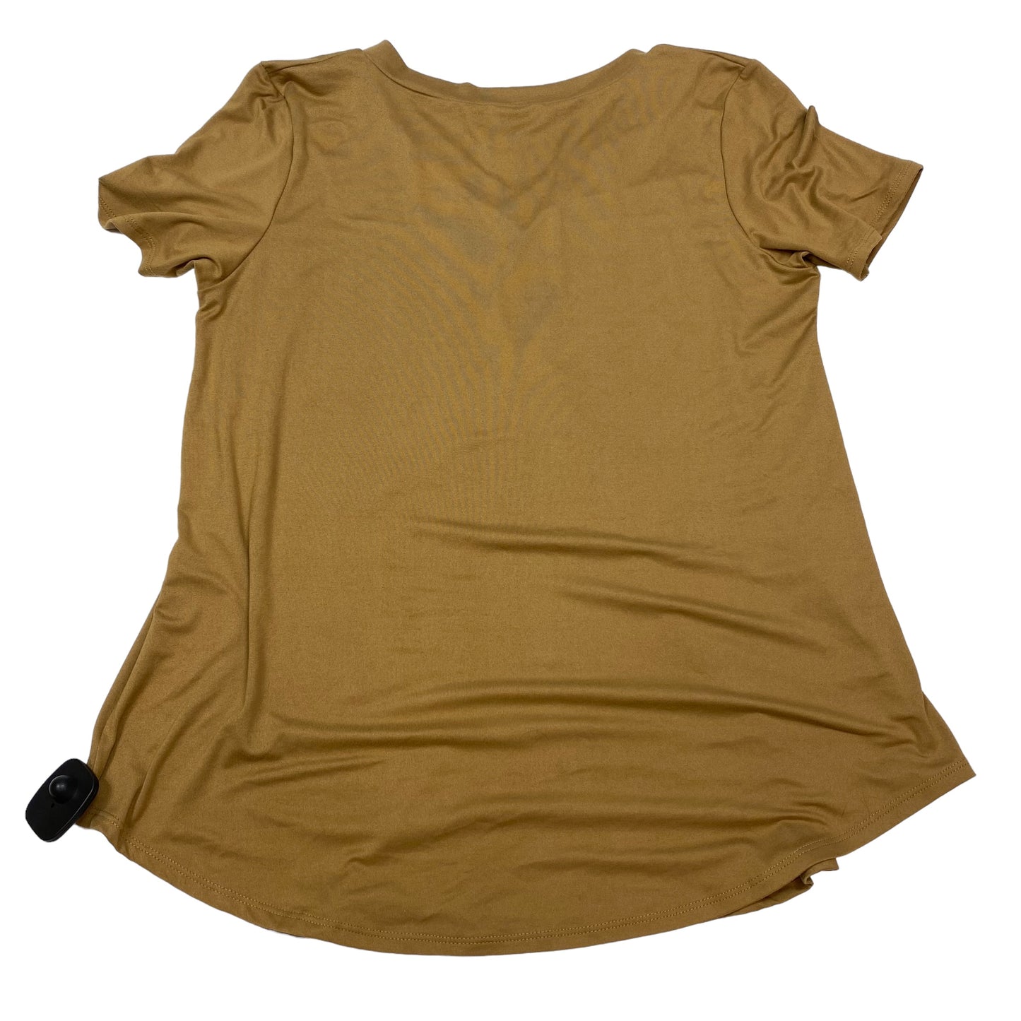 Brown Top Short Sleeve Basic P & Rose, Size S